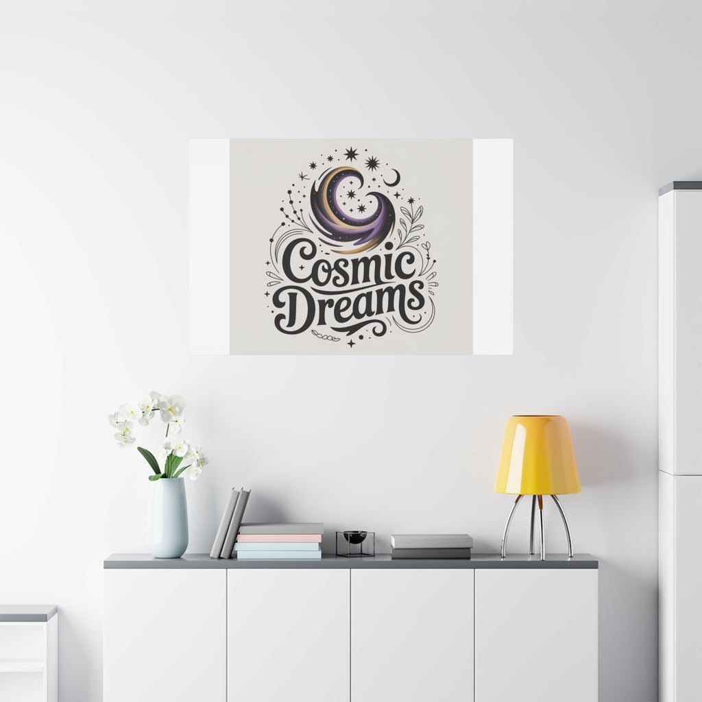 Cosmic Dreams Matte Canvas Wall Art — Stretched 1.25"
