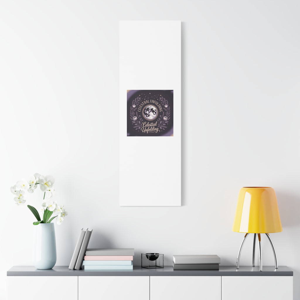 Celestial Unfolding Moon Art Canvas