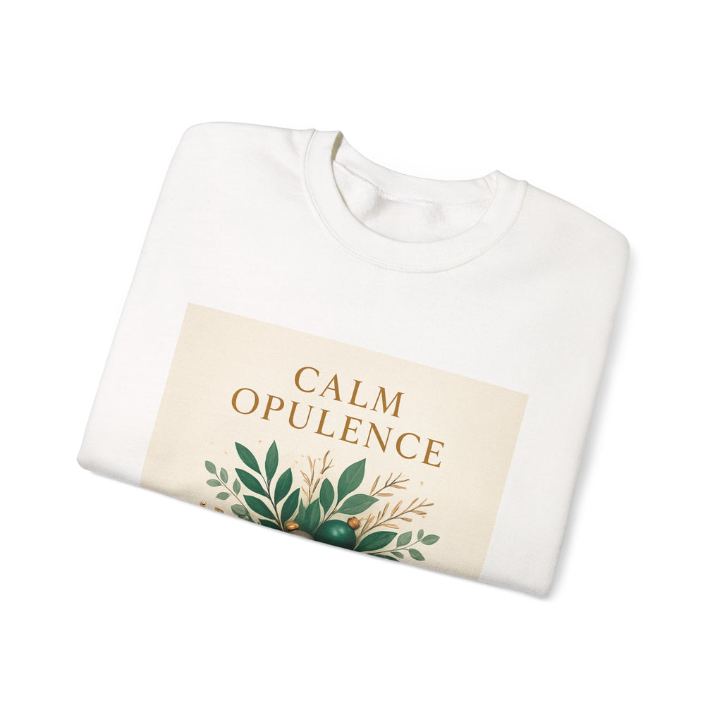 Calm Opulence Sweatshirt — Botanical Holiday Crewneck